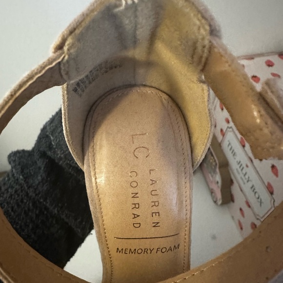 Nude Heels with Pink Glitter - Picture 3 of 4